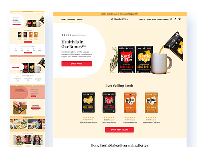 TEA ,E-Commerce website smart *UI* e commerce landing page ui uiux design user interface ux