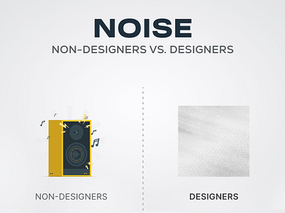 How Designer vs Non-Designers see NOISE designsbyali uidesign uiux