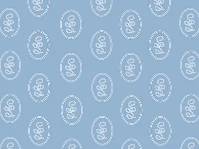 Logo Stamp Pattern blue and white branding coastal coastal cowgirl cowboy cowgirl logo monogram pattern seamless pattern