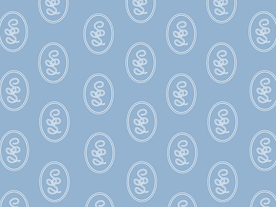 Logo Stamp Pattern blue and white branding coastal coastal cowgirl cowboy cowgirl logo monogram pattern seamless pattern