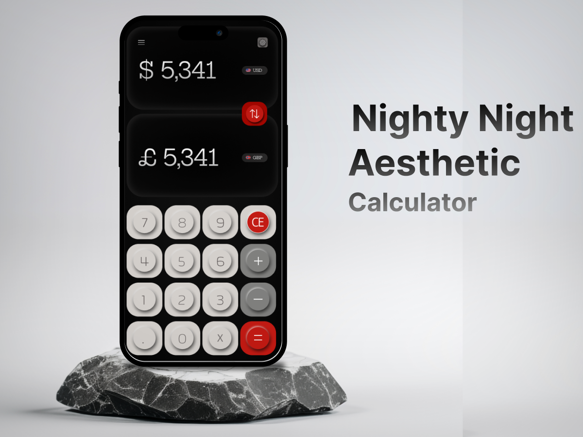 Calculator - Dark by Reo on Dribbble