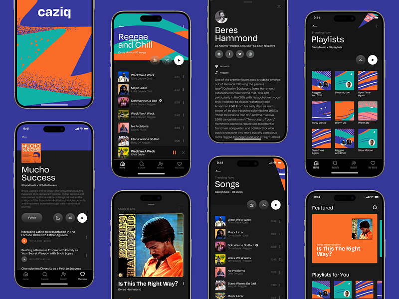 Case Study: Music App Design animation app design application design graphic design illustration interface mobile mobile application mobile design mobile ui motion graphics music music app music player player ui user experience utilities ux