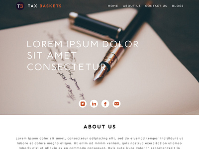 Tax Baskets Website Ui ui