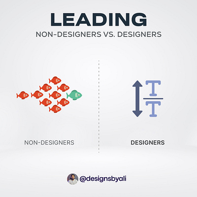 How Designer vs Non-Designers see LEADING uidesign