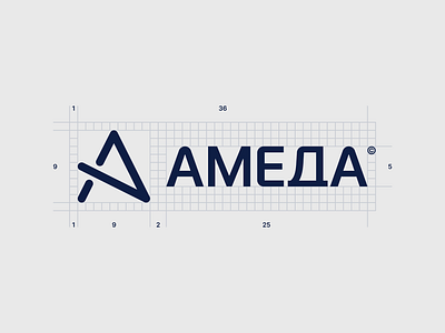 Знаки 23—24. 02. Амеда branding design graphic design icon identity logo typography vector