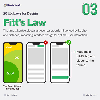 Fitt’s Law 🎯 uxlaws