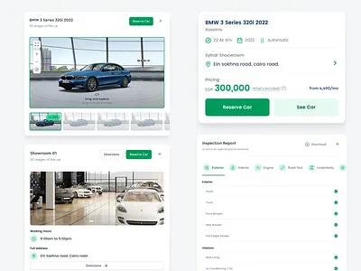 Sylndr - Car profile cards 3d app design product design prouct sylndr ui ux uxui