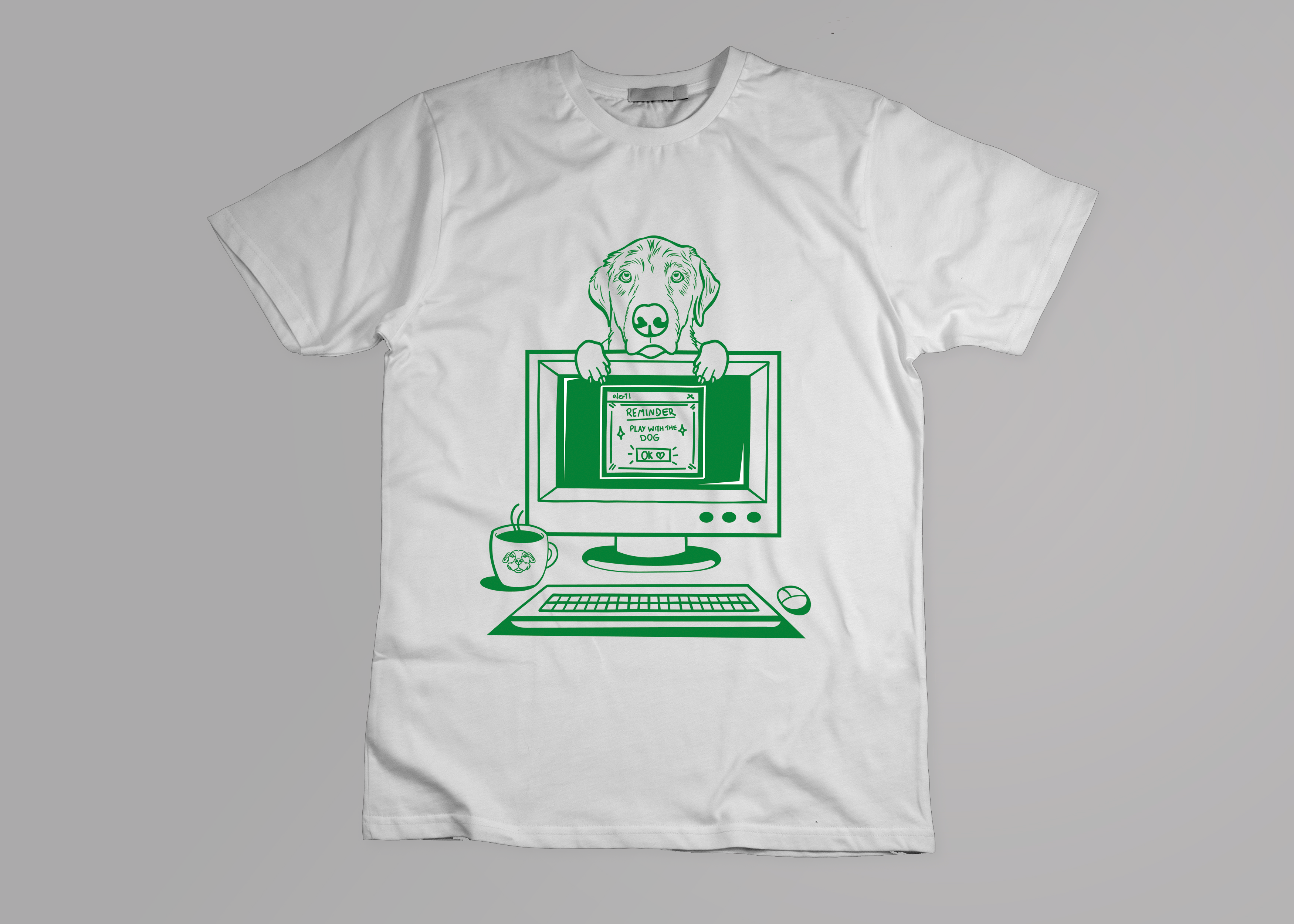 T-shirt Dog 3d animation art artist branding design digital art dog graphic design illustration illustration art logo marketing motion graphics old school procreate retro t shirt ui vintage