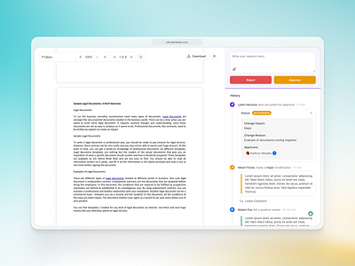 Document Approval Flow branding clean dashboard dashboard design design document flat flow minimal saas saas ui design saasdesign tailwind ui userexperience webapp website