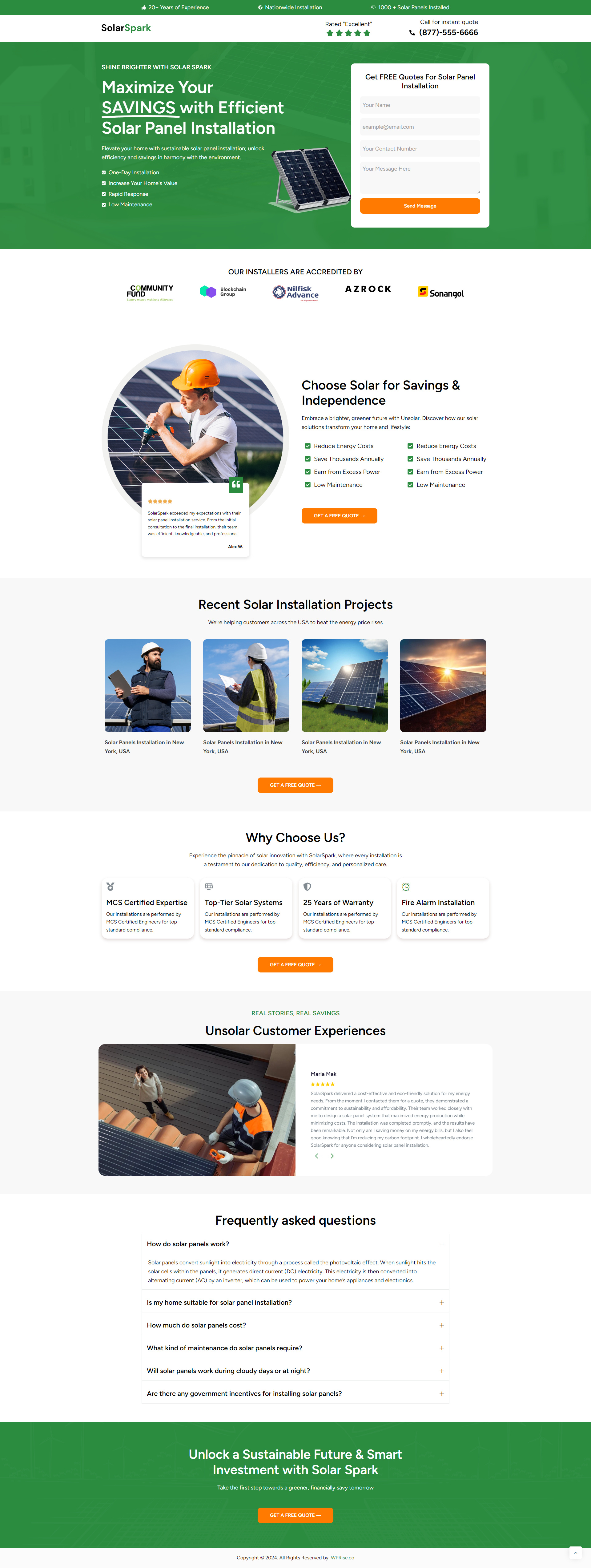 SolarSpark – Solar Lead Generation Landing Page Template design elementor template energy landing page solar energy solar energy landing page solar energy landing page design solar landing page solar panel solar panel landing page solar power solar power landing page solar website landing page web design website