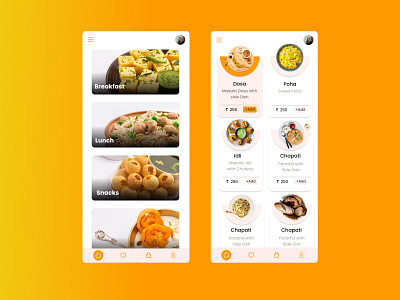 Food App branding design figma food food app graphic design icons illustration mobile app typography ui uiux user interface