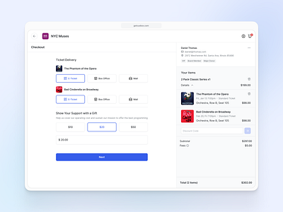 Ticket Checkout booking booking platform branding checkout checkout page clean dashboard design flat minimal product screen saas saas ui tailwind ticket ui user experience user inteface