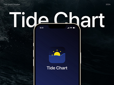 Tide Chart Tracker IOS Mobile App animation composition concept design ios app ios mobile app mobile app tide chart tracker typography ui ux