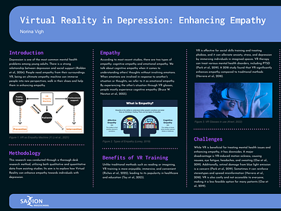 Research poster poster design research vr