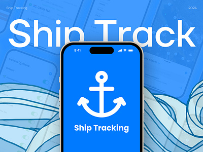 Ship Tracker IOS Mobile App composition concept design ios ios mobile app mobile app typography ui ux