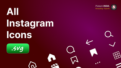 All Instagram Icons + Instagram Design branding graphic design icon icon design instagram instagram design instagram icons