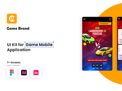 Game Mobile App figma mobile app ui ux design