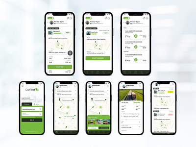 Logistic Mobile App figma mobile app ui design ux design