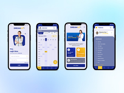 Medical App figma mobile app ui design ux design