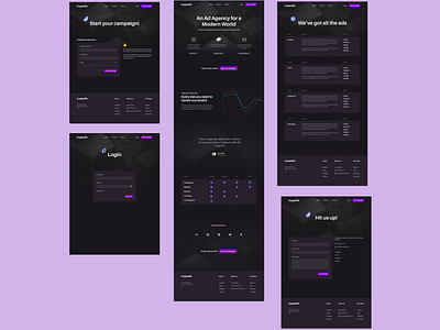 A User Interface Design with Figma for a Cryptocurrency Website desktop design figma ui