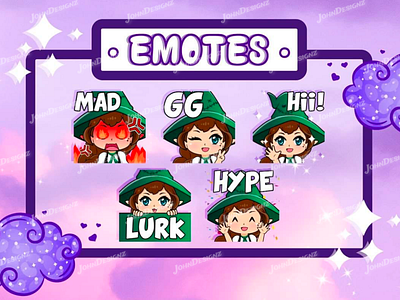 Emotes badges branding design emote emotes graphic design logo subbadges twitchemotes