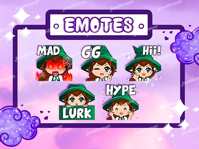 Emotes badges branding design emote emotes graphic design logo subbadges twitchemotes