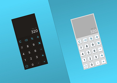 Daily UI Challenge - Calculator app graphic design ui ux vector