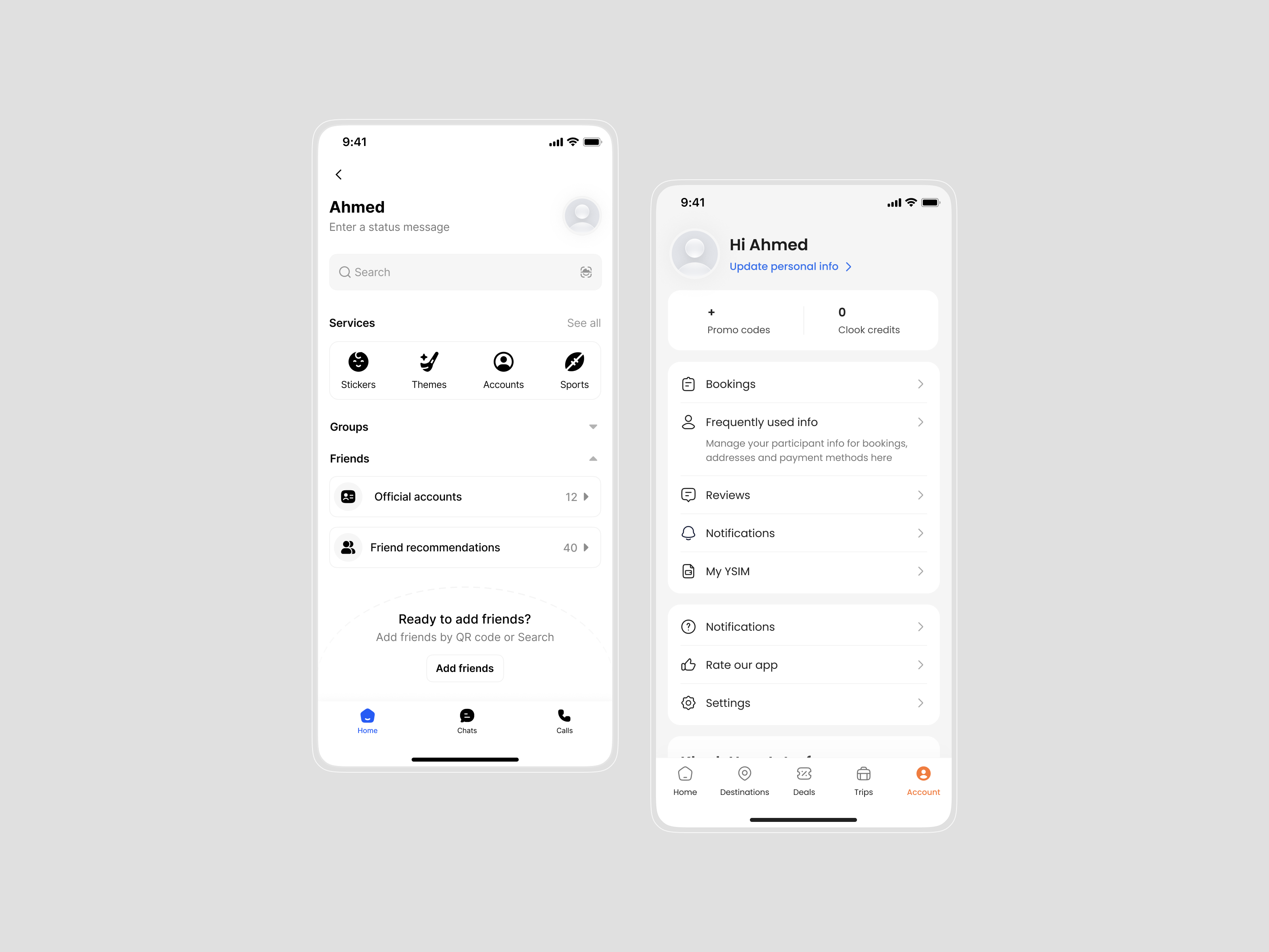 Account mobile app UI account clean ui mobile account mobile app mobile app design personal account ui ui design ui mobile app ux