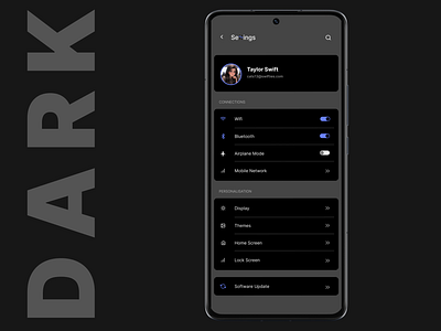 Design the Ultimate Settings Page: Clean, Functional & Stylish android app dark design graphics ios light mobile settings system techy tools ui user web