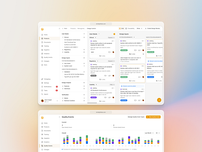 Ultralight Medical Device Management Screens analytics dashboard branding clean clean ui crm crmdesign css dashboard design dashboard ui design design flat minimal productdesigner saas shadcn shadcnui tailwind tailwind css ui website