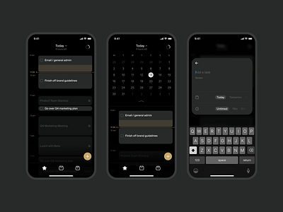 Calendar-Based Todo App branding clean design flat minimal mobile app product design productivity productivityapp saas shadcn shadcnui tailwind tailwind css todo app todo list ui