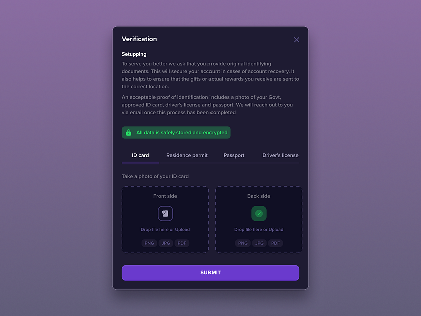 Browse thousands of Kyc Verification UI Design images for design ...