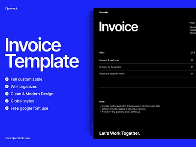 FREE Invoice Template 3d animation branding design figma free freekit graphic design illustration invoice kit logo motion graphics ui ui design uidesign uikit uikits uiux website