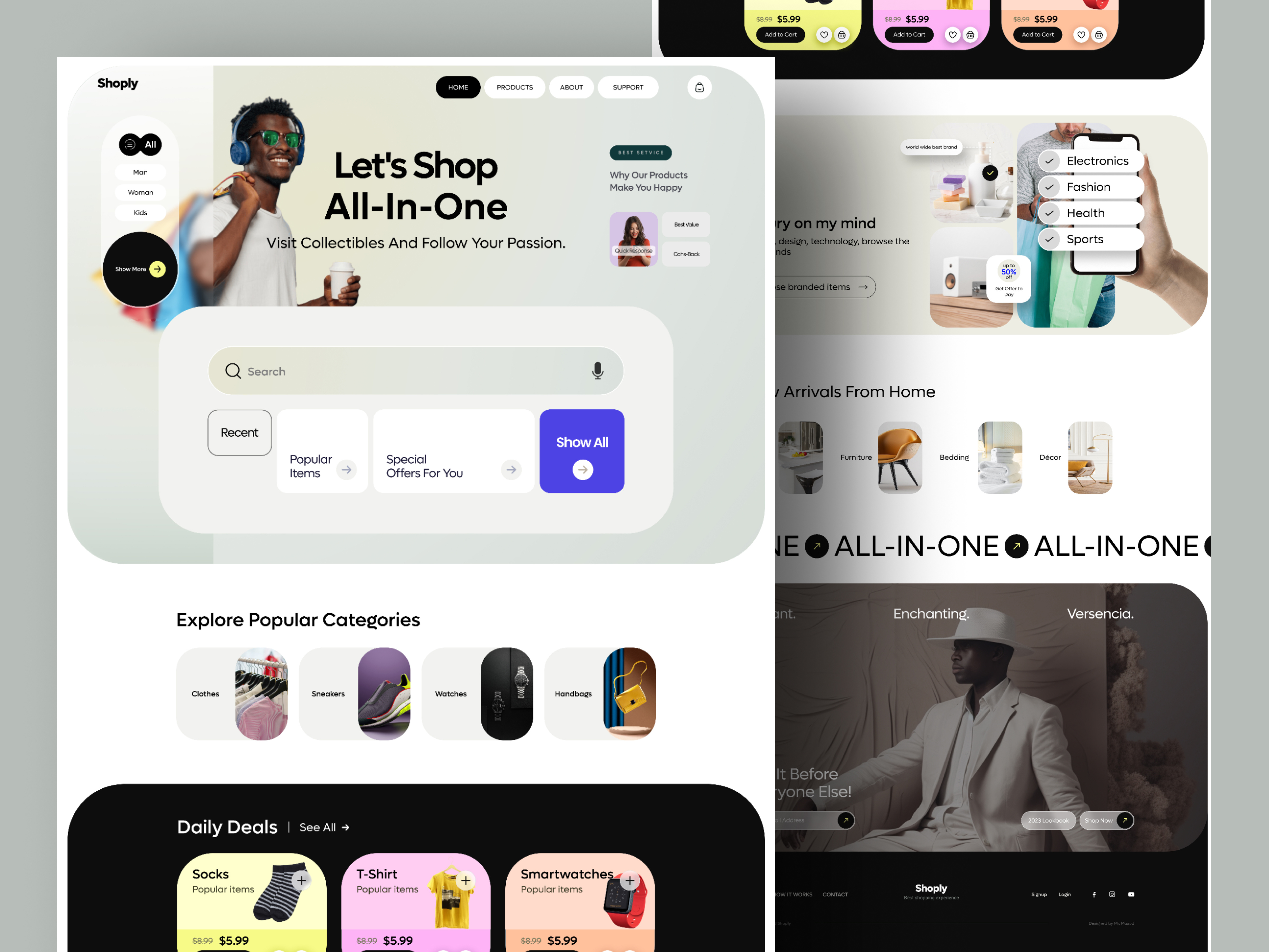 Example of Landing Page Design