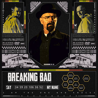 Breaking Bad Poster cover coverart design graphic graphic design poster poster art vector vectorart