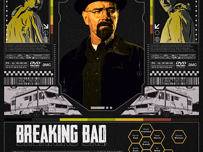 Breaking Bad Poster cover coverart design graphic graphic design poster poster art vector vectorart