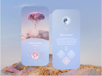 Mobile app: AI (artificial intelligence) ai app artificial intelligence branding chatgpt concept cons design illustration minimalism mobile app product product design ui uiconcept uidesign uiux uxdesign uxui