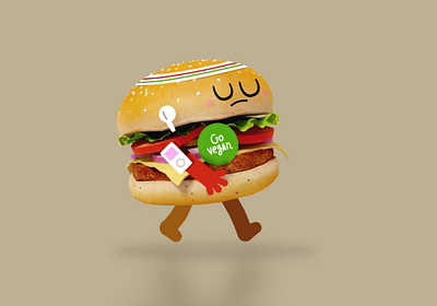 The Suite Things 3d afterfx animation burguer cute food foodies friends happy lemon mohoanimation motion vector