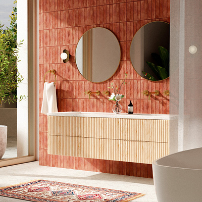 Terracotta Bathroom industrialdesign