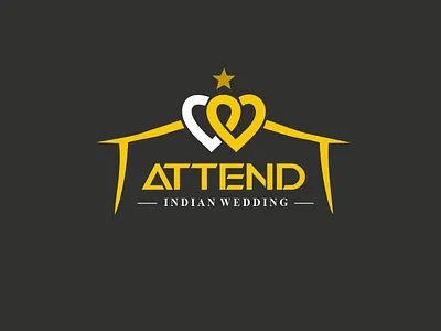 Logo Design For Attend Indian Wedding attend indian wedding branding graphic design logo logo design