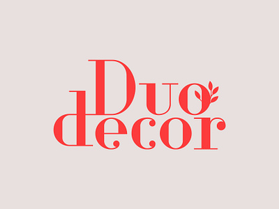 Duo Decor Logo ai brand designer branding colors decor decoration font fonts graphic designer home decor logo logo designer logo idea logos midjurney minimalistic typo typo logo typography