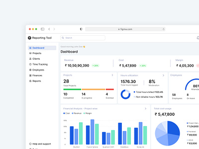 Reporting tool dashboard dashboard project tracking reporting tool saas saas design ui ui design