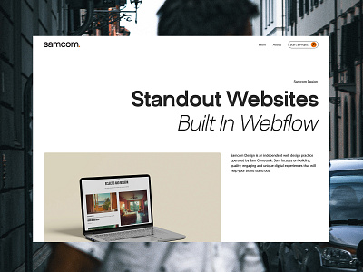 Personal Portfolio portfolio website web design webflow