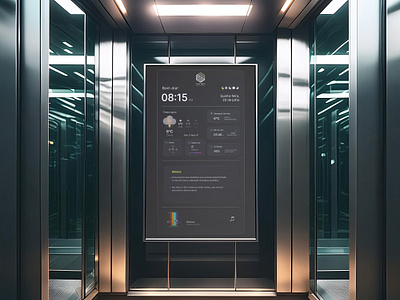 Neomot Elevator Screen Dashboard animation design figma prototyping ui ux