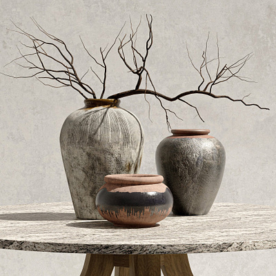 Rustic Vases visualart