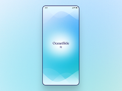 Daily UI 093 - Splash Screen app blue branding design figma gradient graphic design icon illustration logo ocean splash screen ui ux