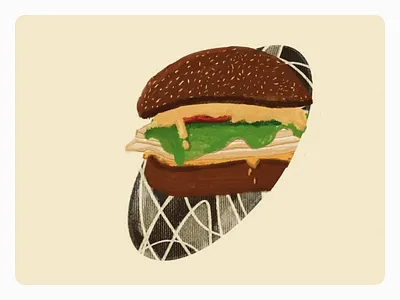 Sandwich Art with Procreate apple pencil drawing procreate texutre