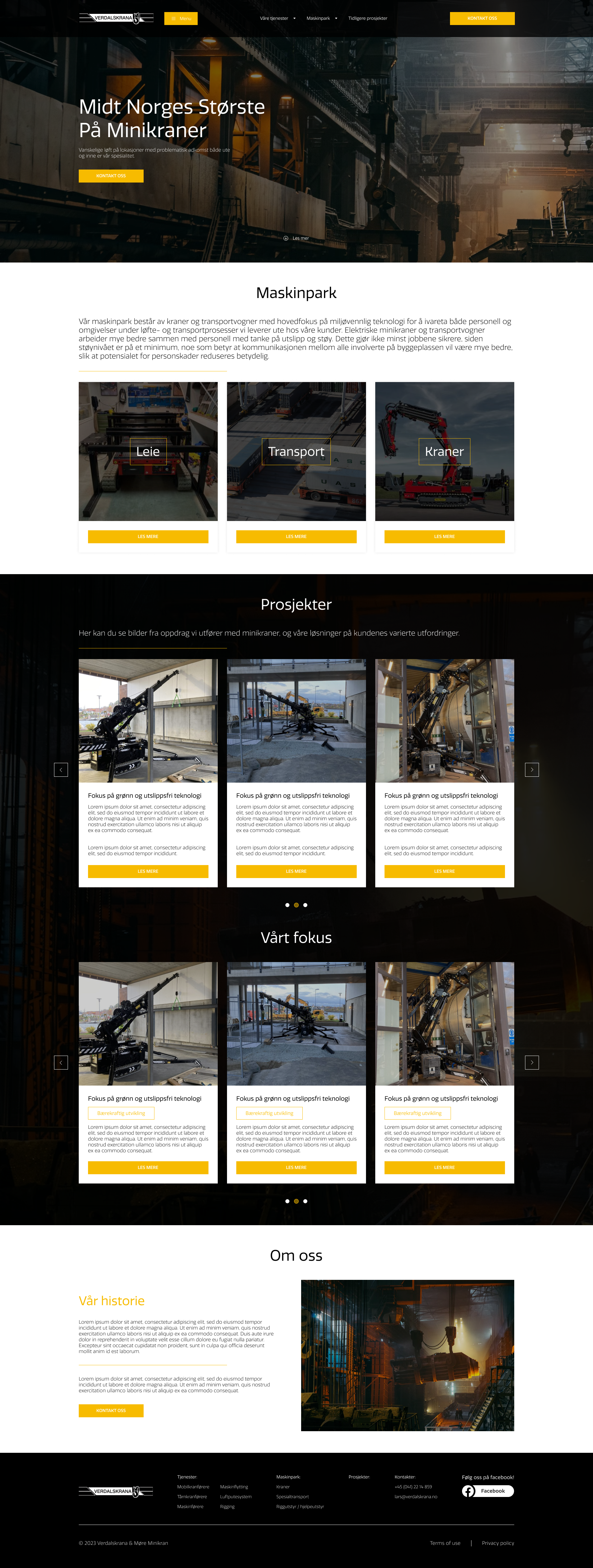 VERDAL SKRANA design web
