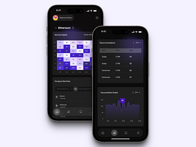 High Gas Fees Solution App app bina binance bybit coinbase crypto cryptocurrency defi finance gas fees mobile app product design ui web3