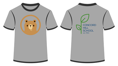 Concord Hill School T-shirt design 3d animation branding graphic design logo motion graphics ui